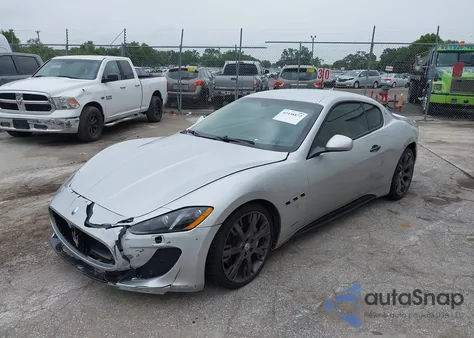 2013 Maserati Granturismo Mc/Sport из США, поврежденный, VIN ZAM45VLA8D0072490